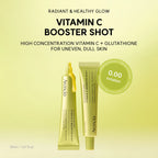 Vitamin C Booster Shot, Pure Vitamin C + Glutathione for Bright, Healthy Skin Glow, 1.01 fl oz